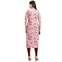 Stylish Crepe Printed Straight Kurta For Women- Pack Of 3-thumb1