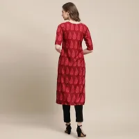 Stylish Crepe Printed Straight Kurta For Women- Pack Of 3-thumb2