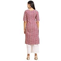 Stylish Crepe Printed Straight Kurta For Women- Pack Of 3-thumb1