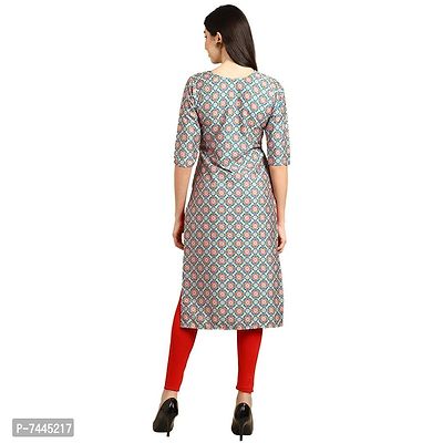 Stylish Crepe Printed Straight Kurta For Women- Pack Of 3-thumb2