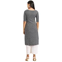 Stylish Crepe Printed Straight Kurta For Women- Pack Of 3-thumb3