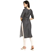 Stylish Crepe Printed Straight Kurta For Women- Pack Of 3-thumb3