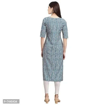 Stylish Crepe Printed Straight Kurta For Women- Pack Of 3-thumb4