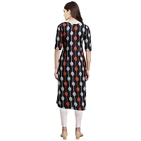 Stylish Crepe Printed Straight Kurta For Women- Pack Of 3-thumb1