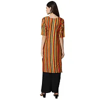 Stylish Crepe Printed Straight Kurta For Women- Pack Of 3-thumb2