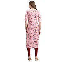 Elegant Crepe Multicoloured Printed Straight Kurta For Women- Pack Of 6-thumb3