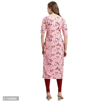 Elegant Crepe Multicoloured Printed Straight Kurta For Women- Pack Of 6-thumb4