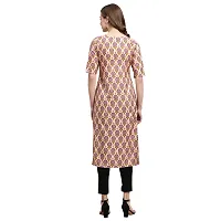 Elegant Crepe Multicoloured Printed Straight Kurta For Women- Pack Of 6-thumb2