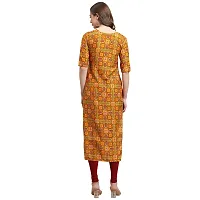 Elegant Crepe Multicoloured Printed Straight Kurta For Women- Pack Of 6-thumb1