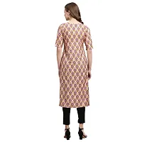 Elegant Crepe Multicoloured Printed Straight Kurta For Women- Pack Of 6-thumb3