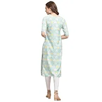 Elegant Crepe Multicoloured Printed Straight Kurta For Women- Pack Of 6-thumb3