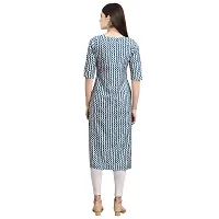 Elegant Crepe Multicoloured Printed Straight Kurta For Women- Pack Of 6-thumb1