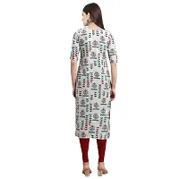 Elegant Crepe Multicoloured Printed Straight Kurta For Women- Pack Of 6-thumb1