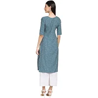 Elegant Crepe Multicoloured Printed Straight Kurta For Women- Pack Of 6-thumb2