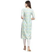 Multicoloured Crepe Printed Kurtas For Women-thumb1