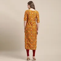 Elegant Crepe Multicoloured Printed Straight Kurta For Women- Pack Of 6-thumb1