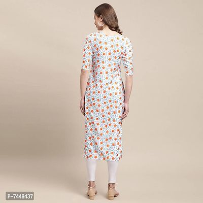 Elegant Crepe Multicoloured Printed Straight Kurta For Women- Pack Of 6-thumb2