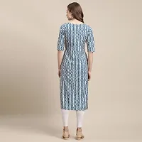 Elegant Crepe Multicoloured Printed Straight Kurta For Women- Pack Of 6-thumb4