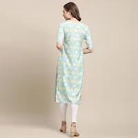 Elegant Crepe Multicoloured Printed Straight Kurta For Women- Pack Of 6-thumb3