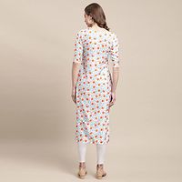 Elegant Crepe Multicoloured Printed Straight Kurta For Women- Pack Of 6-thumb4