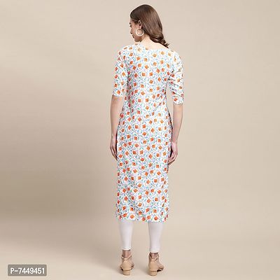 Elegant Crepe Multicoloured Printed Straight Kurta For Women- Pack Of 6-thumb5