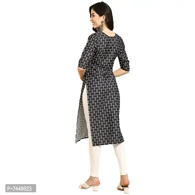 Elegant Crepe Multicoloured Printed Straight Kurta For Women- Pack Of 6-thumb3