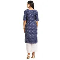 Elegant Crepe Multicoloured Printed Straight Kurta For Women- Pack Of 6-thumb3