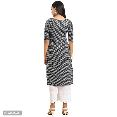 Elegant Crepe Multicoloured Printed Straight Kurta For Women- Pack Of 6-thumb4