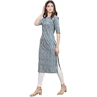 Stylish Digital Printed Woman Crepe Multicolored Kurtis Pack of 2-thumb1