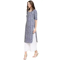 Stylish Digital Printed Woman Crepe Multicolored Kurtis Pack of 2-thumb3