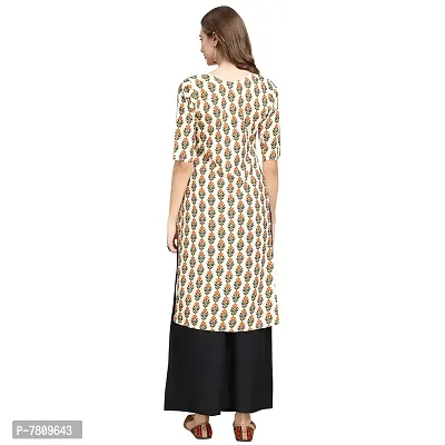 Elegant Crepe Digital Printed Straight Kurta For Women- Pack Of 6-thumb3