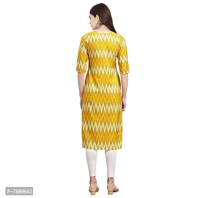 Elegant Crepe Digital Printed Straight Kurta For Women- Pack Of 6-thumb2