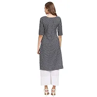 Elegant Crepe Digital Printed Straight Kurta For Women- Pack Of 6-thumb2