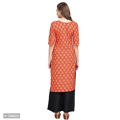 Elegant Crepe Digital Printed Straight Kurta For Women- Pack Of 6-thumb4