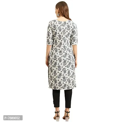 Elegant Crepe Digital Printed Straight Kurta For Women- Pack Of 6-thumb3