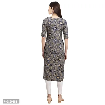 Elegant Crepe Digital Printed Straight Kurta For Women- Pack Of 6-thumb5