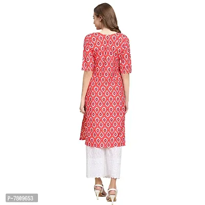 Elegant Crepe Digital Printed Straight Kurta For Women- Pack Of 6-thumb3