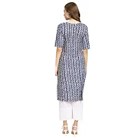 Elegant Crepe Digital Printed Straight Kurta For Women- Pack Of 6-thumb3