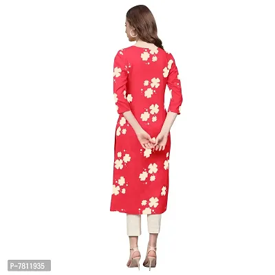 Reliable Crepe Digital Printed Straight Kurta For Women- Pack Of 3-thumb3