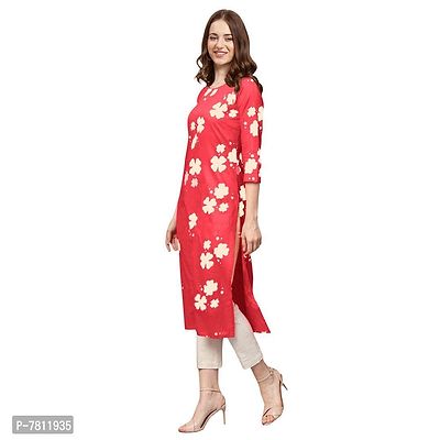 Reliable Crepe Digital Printed Straight Kurta For Women- Pack Of 3-thumb2