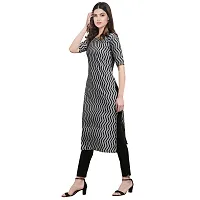 Reliable Crepe Digital Printed Straight Kurta For Women- Pack Of 3-thumb3