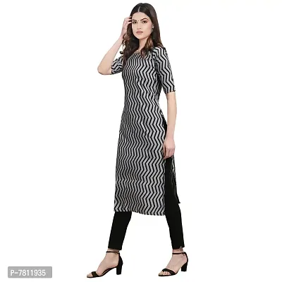 Reliable Crepe Digital Printed Straight Kurta For Women- Pack Of 3-thumb4