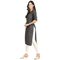 Alluring Crepe Digital Printed Straight Kurta For Women- Pack Of 3-thumb1