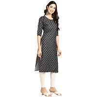 Alluring Crepe Digital Printed Straight Kurta For Women- Pack Of 3-thumb3