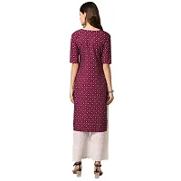 Alluring Crepe Digital Printed Straight Kurta For Women- Pack Of 3-thumb4