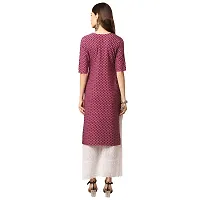 Alluring Crepe Digital Printed Straight Kurta For Women- Pack Of 3-thumb2