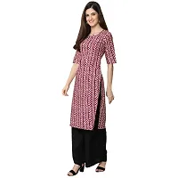 Alluring Crepe Digital Printed Straight Kurta For Women- Pack Of 3-thumb3