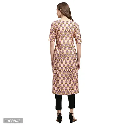 Trendy Crepe Digital Printed Straight Kurta For Women (Pack of 5)-thumb4