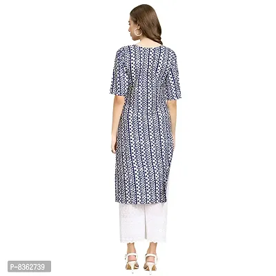 Trendy Crepe Digital Printed Straight Kurta For Women (Pack of 5)-thumb4