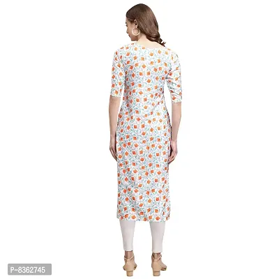 Trendy Crepe Digital Printed Straight Kurta For Women (Pack of 5)-thumb3